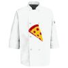 Eight Pearl Button Chef Coat with Thermometer Pocket Thumbnail