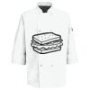 Eight Pearl Button Chef Coat with Thermometer Pocket Thumbnail
