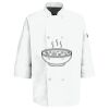 Eight Pearl Button Chef Coat with Thermometer Pocket Thumbnail