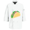 Eight Pearl Button Chef Coat with Thermometer Pocket Thumbnail