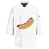 Eight Pearl Button Chef Coat with Thermometer Pocket Thumbnail
