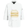 Eight Pearl Button Chef Coat with Thermometer Pocket Thumbnail