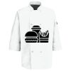 Eight Pearl Button Chef Coat with Thermometer Pocket Thumbnail