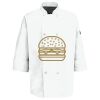 Eight Pearl Button Chef Coat with Thermometer Pocket Thumbnail