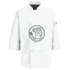 Eight Pearl Button Chef Coat with Thermometer Pocket Thumbnail