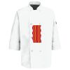 Eight Pearl Button Chef Coat with Thermometer Pocket Thumbnail