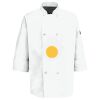 Eight Pearl Button Chef Coat with Thermometer Pocket Thumbnail
