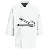 Eight Pearl Button Chef Coat with Thermometer Pocket Thumbnail