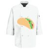 Eight Pearl Button Chef Coat with Thermometer Pocket Thumbnail