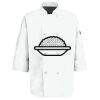 Eight Pearl Button Chef Coat with Thermometer Pocket Thumbnail