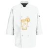 Eight Pearl Button Chef Coat with Thermometer Pocket Thumbnail
