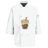 Eight Pearl Button Chef Coat with Thermometer Pocket Thumbnail