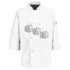 Eight Pearl Button Chef Coat with Thermometer Pocket Thumbnail