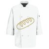 Eight Pearl Button Chef Coat with Thermometer Pocket Thumbnail