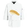Eight Pearl Button Chef Coat with Thermometer Pocket Thumbnail