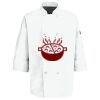 Eight Pearl Button Chef Coat with Thermometer Pocket Thumbnail
