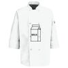 Eight Pearl Button Chef Coat with Thermometer Pocket Thumbnail