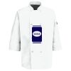 Eight Pearl Button Chef Coat with Thermometer Pocket Thumbnail