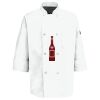 Eight Pearl Button Chef Coat with Thermometer Pocket Thumbnail