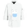 Eight Pearl Button Chef Coat with Thermometer Pocket Thumbnail