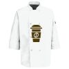 Eight Pearl Button Chef Coat with Thermometer Pocket Thumbnail