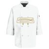 Eight Pearl Button Chef Coat with Thermometer Pocket Thumbnail