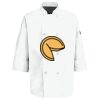 Eight Pearl Button Chef Coat with Thermometer Pocket Thumbnail