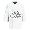 Eight Pearl Button Chef Coat with Thermometer Pocket Thumbnail