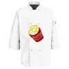 Eight Pearl Button Chef Coat with Thermometer Pocket Thumbnail