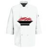 Eight Pearl Button Chef Coat with Thermometer Pocket Thumbnail