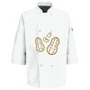 Eight Pearl Button Chef Coat with Thermometer Pocket Thumbnail