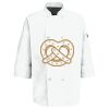 Eight Pearl Button Chef Coat with Thermometer Pocket Thumbnail