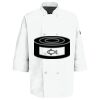 Eight Pearl Button Chef Coat with Thermometer Pocket Thumbnail