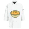 Eight Pearl Button Chef Coat with Thermometer Pocket Thumbnail