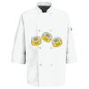 Eight Pearl Button Chef Coat with Thermometer Pocket Thumbnail