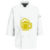 Eight Pearl Button Chef Coat with Thermometer Pocket Thumbnail