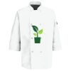 Eight Pearl Button Chef Coat with Thermometer Pocket Thumbnail