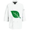 Eight Pearl Button Chef Coat with Thermometer Pocket Thumbnail