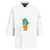 Eight Pearl Button Chef Coat with Thermometer Pocket Thumbnail