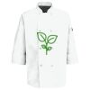 Eight Pearl Button Chef Coat with Thermometer Pocket Thumbnail