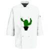 Eight Pearl Button Chef Coat with Thermometer Pocket Thumbnail