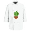 Eight Pearl Button Chef Coat with Thermometer Pocket Thumbnail