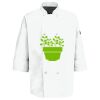 Eight Pearl Button Chef Coat with Thermometer Pocket Thumbnail