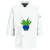 Eight Pearl Button Chef Coat with Thermometer Pocket Thumbnail