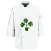 Eight Pearl Button Chef Coat with Thermometer Pocket Thumbnail