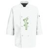Eight Pearl Button Chef Coat with Thermometer Pocket Thumbnail