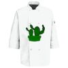 Eight Pearl Button Chef Coat with Thermometer Pocket Thumbnail
