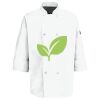 Eight Pearl Button Chef Coat with Thermometer Pocket Thumbnail