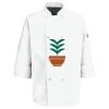 Eight Pearl Button Chef Coat with Thermometer Pocket Thumbnail