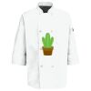 Eight Pearl Button Chef Coat with Thermometer Pocket Thumbnail